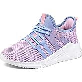RUNSIDE Boys Girls Tennis Shoes Kids Lightweight Breathable Sneakers Lace-up Running Athletic Shoes for Toddler/Little Kid/Big Kid