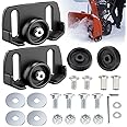 Universal Roller Skid Snow Thrower Shoes | 490-241-0038 Snow Blower Skid Shoes W/Hardware, for Craftsman, MTD, Cub C-adet, Fi