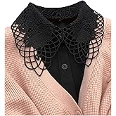 Verdusa Women's Fake Collar Detachable Dickey Collar Half Shirts Blouse