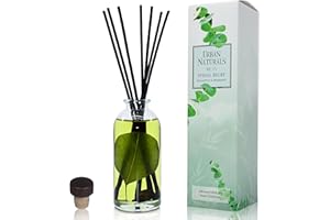 Urban Naturals Eucalyptus Spearmint Stress Relief Aromatherapy Diffuser Gift Set | Fragrance Your Space | Fresh Scented Room Freshener + Home Decor | Home Gift Idea. Vegan.