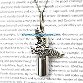 Cremation Permanent Urn Eagle Cremation Necklace, Ashes Holder, Memorial Necklace, Silver Eagle Cremation Locket,Cremation Jewelry,Keepsake urn,urns for Ashes