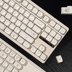 MOA Profile Cute Bear Keycaps, 124keys PBT Keycaps