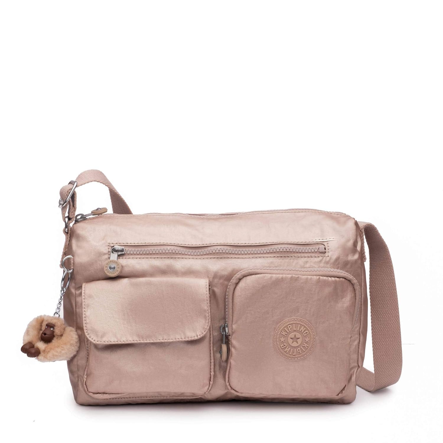 Kipling Jean Crossbody Bag Rose Gold Metallic Amazon.in Clothing