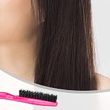 LAMXD 2 Pcs Hair Brush Set Teasing Combing Scalp Massage Straight Curly Black view 6
