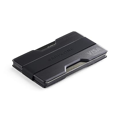 Radix One Slim Wallet - Minimalist Ultralight Polycarbonate Money Clip