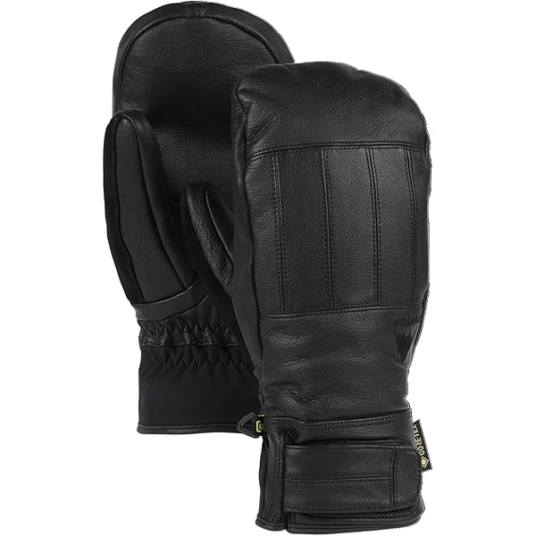 Amazon.com : Burton Mens Gondy Gore-Tex Leather Mitten, True Black