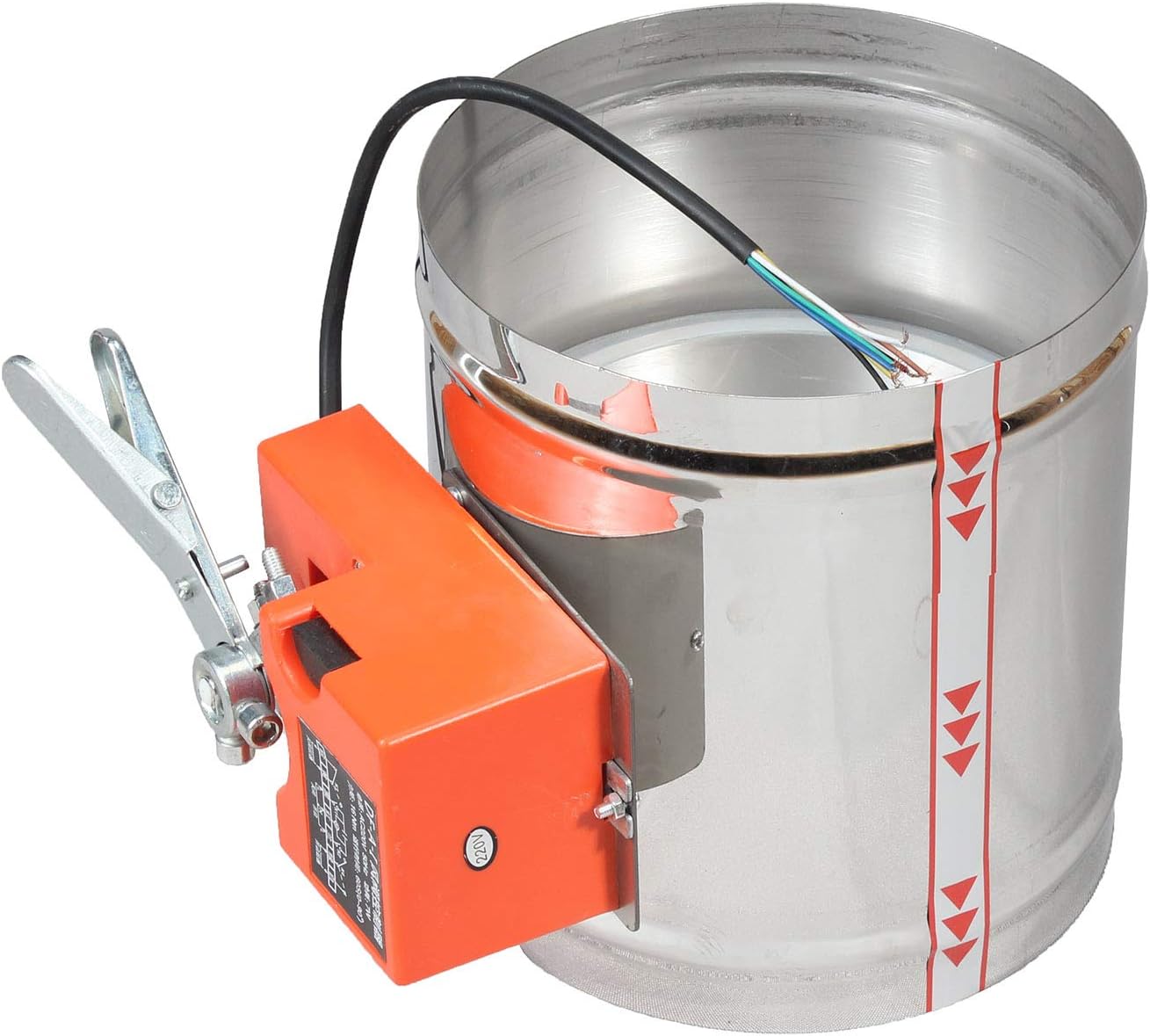 Motorized Damper Manual 220v 16NM motorised air Vent Volume Control Damper Pour Ventilation vmc ducting Damper Diameter 51 63 76 80 100 125 150 200 250 300 350 400 mm (Diameter 51mm) - Image 4