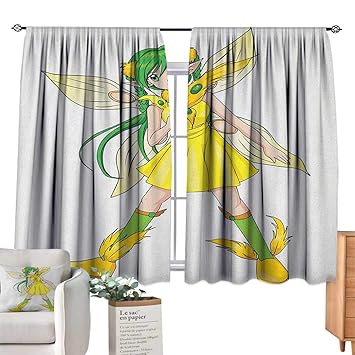 Amazon Com Anime Window Coverings Fantasy Illustration Of A Fairy