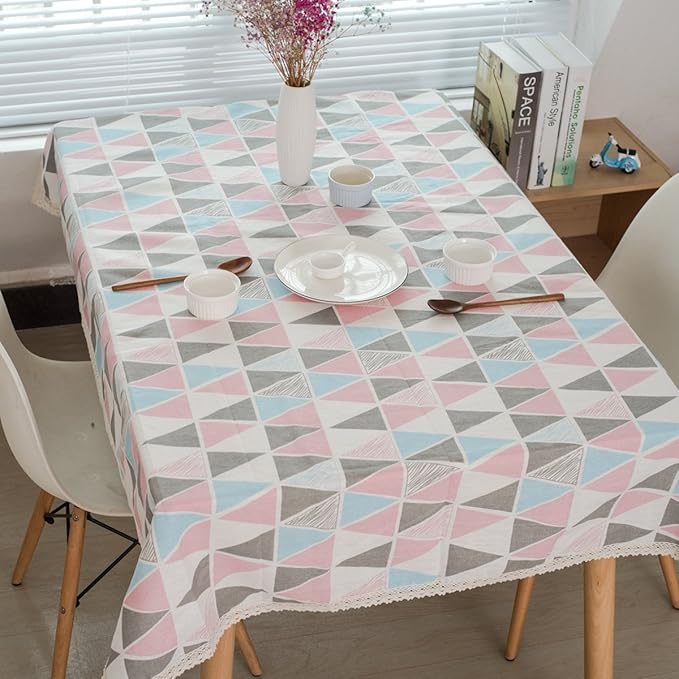 JSZMD Tablecloth Multipurpose Tablecloth Colored Triangle Geometry