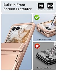 ATATOO for Motorola Razr 2024 Case with Card Holder