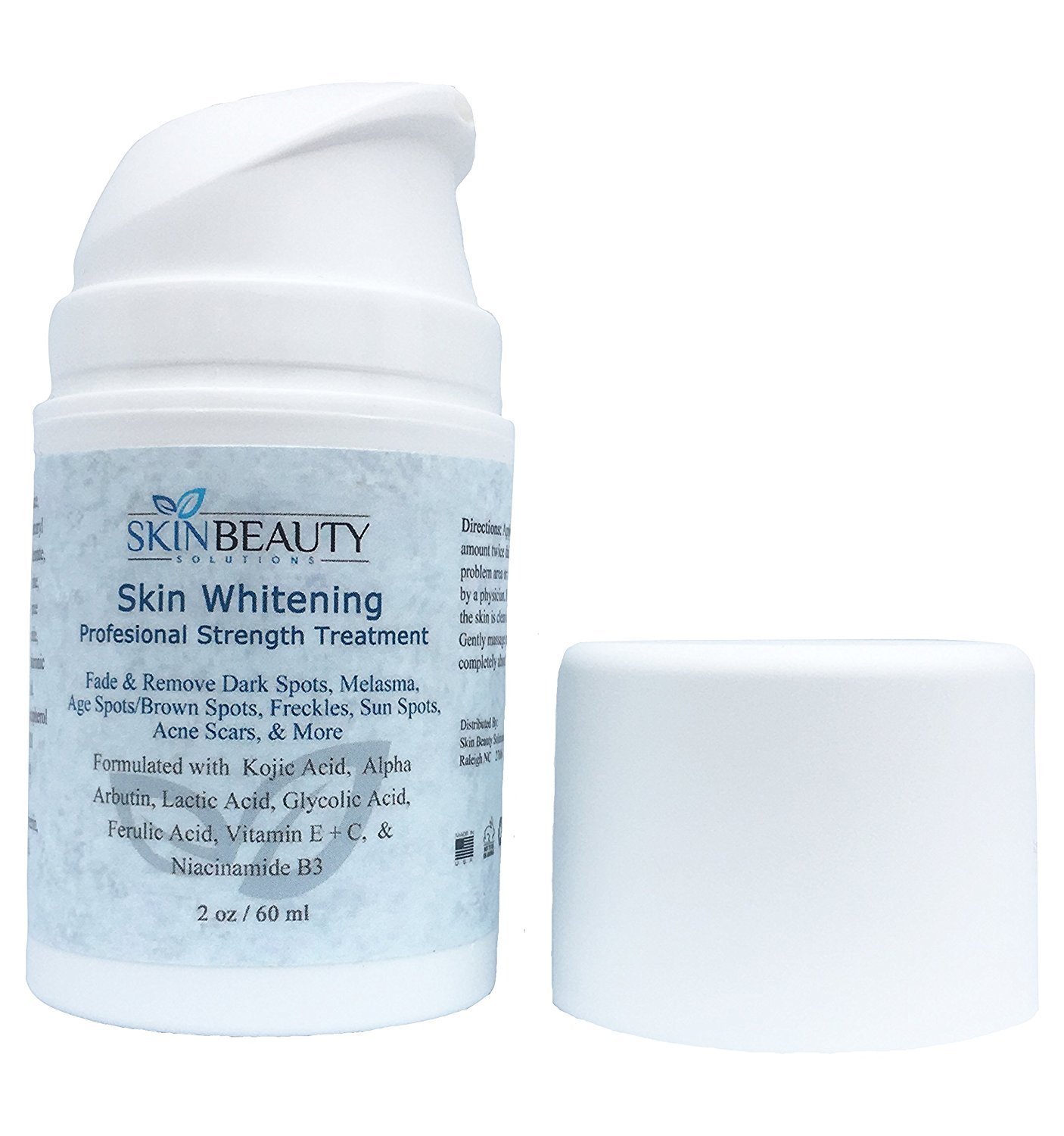 (2 oz/60 ml) New Formula SKIN WHITE Serum Alpha Arbutin, Glycolic