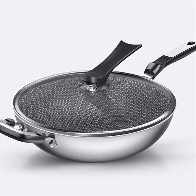 Stainless Steel NonStick Deep Frying Pan Induction Frying Pan