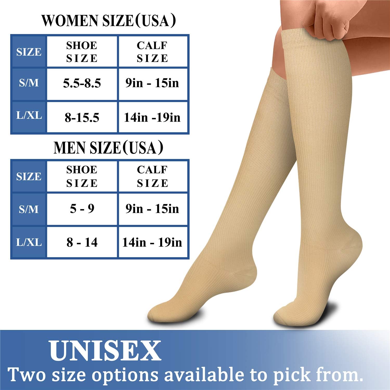 CHARMKING Compression Socks for Women & Men Circulation (3 Pairs)15-20 mmHg is Best Support for Athletic Running Cycling: Clothing