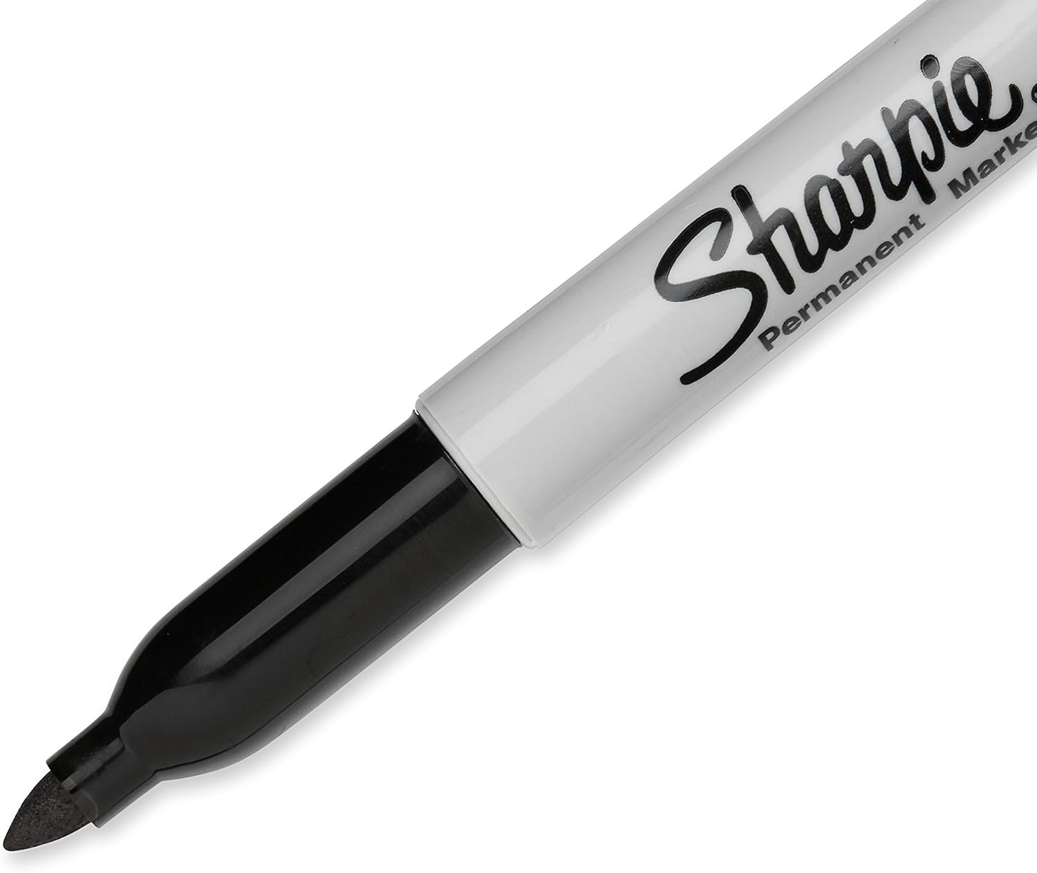 Sharpie Permanent Markers, Fine Point, Black, 12 Count : Office Products