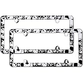 Pair of Disney Nightmare Before Christmas Jack Skellington Plastic License Plate Frame