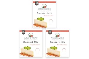 A BLEND ABOVE GOURMET FOOD PRODUCTS A Blend Above Royal Hawaiian Cheesecake Mix - No-Bake Desserts, All Natural, Vegan, Gluten Free, No MSG - Instant Dessert Mix, Fruit Dip, Bagel Topping, Frosting, Cheesecake Filling - Makes 16 Oz (Pack of 3)