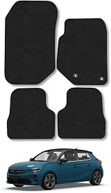 Car Mat Co Vauxhall Corsa F 2020+ Carpet Tailored Floor Mats Black view 1