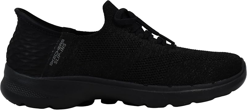 Hands Free Slip-Ins Go Walk 6-Lovely Day, Damensneaker, Schwarz/Schwarz, Größe 39 (8,5 M US), 38.5 EU