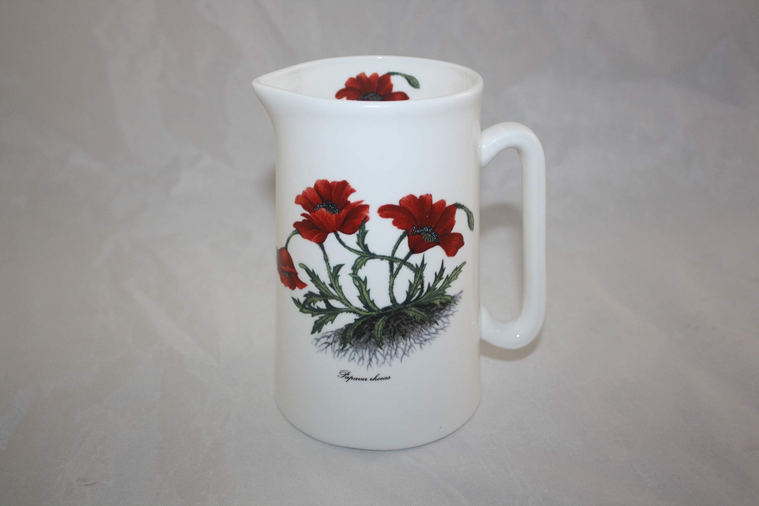 New 1 Pint 14 cm Cottage Poppy Ceramic China Pitcher JUG Flower VASE Milk JUG