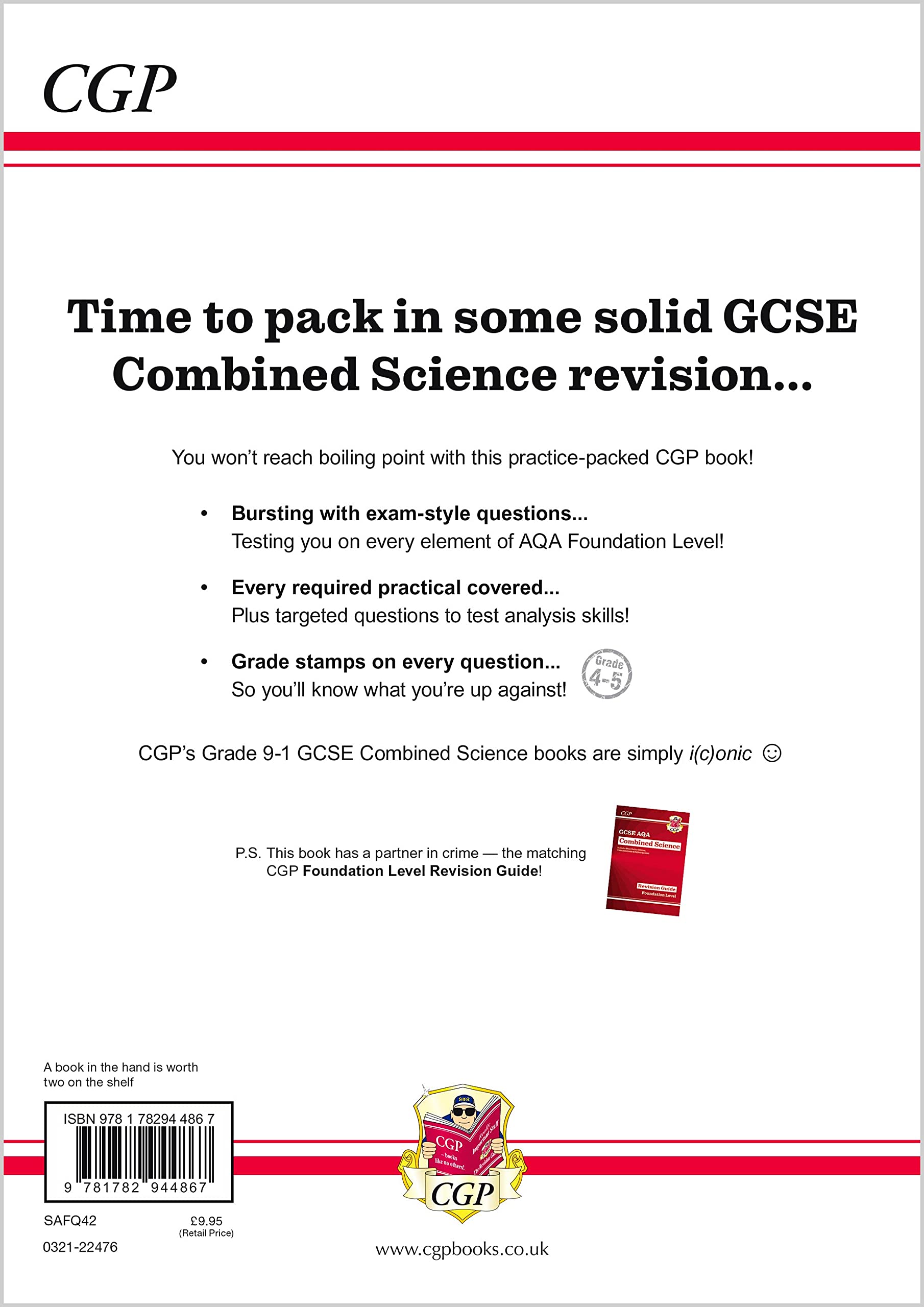 Grade 9 1 Gcse Comb Sci Aqa Exam Prac Amazon Com Books