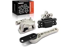 A-Premium 3PCS Engine Motor Mount and Transmission Mount and Torque Strut Mount Kit Compatible with Volkswagen Tiguan 2009-20