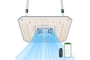 VIVOSUN AeroLight A150SE, LED Grow Light 150W with Integrated Circulation Fan & GrowHub Controller E25, Compatible with App and E42A, 2x4/3x3 Coverage, Establish an Intelligent Grow Environment