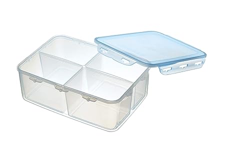 Kitchen Craft - Tupper con Tapa hermética con 4 Secciones (5 ...