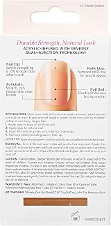 KISS Salon Acrylic French Nude Collection False Nails 28 pcs with Glue view 7