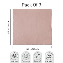 Muslin Swaddle Blankets for Newborn, 3 Pack