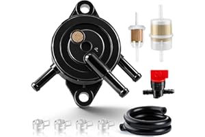 Fuel Pump for Kohler 17HP-25 HP Small Engine Lawn Mower Tractor, Gas Vacuum Fuel Pump with Fuel Filter for Honda for Yamaha f