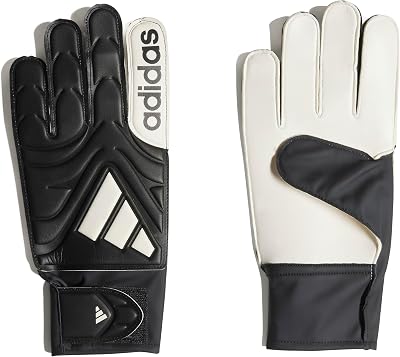 Unisex Copa Goalkeeper Gloves Club Gloves, Black/White, 7