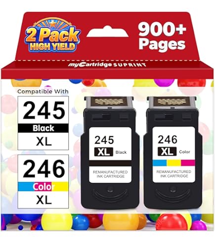 Amazon.com: Canon PG-245 Black Ink Cartridge CL-244 Color Ink