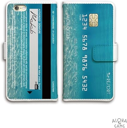 Amazon Co Jp Iphone6splus 6plus ケース 手帳型 Hawaiian Aloha Gang クレジットカード デザイン レザー H 家電 カメラ