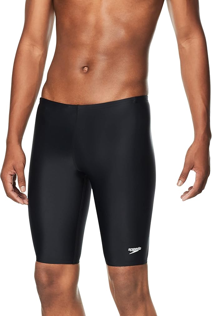 Speedo Men's Solid Jammer Bathing Suit, Black, 34 Amazon.ca Clothing