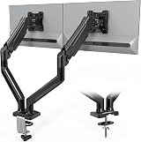 BONTEC Dual Monitor Desk Mount 30 inch Gas Spring Arm VESA 75x75 100x100