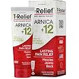 MediNatura T-Relief Arnica +12 Cream, Discomfort Relief, 2 oz | Naturally Soothing Arnica Cream, Supports Sore Joints & Stiff