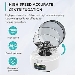 LAB FISH Mini Centrifuge Machine 7000 RPM,3010 xg