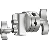 Neewer Multi Functional Heavy Duty 2.5-inch Grip Head Swivel Head Holder Mounting Adapter for Light Stand, Extension Boom Arm