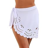 Blooming Jelly Womens Bathing Suit Coverups Cutout Beach Cover Up Sarong Skirt Swimwear 2025 Cover-Ups