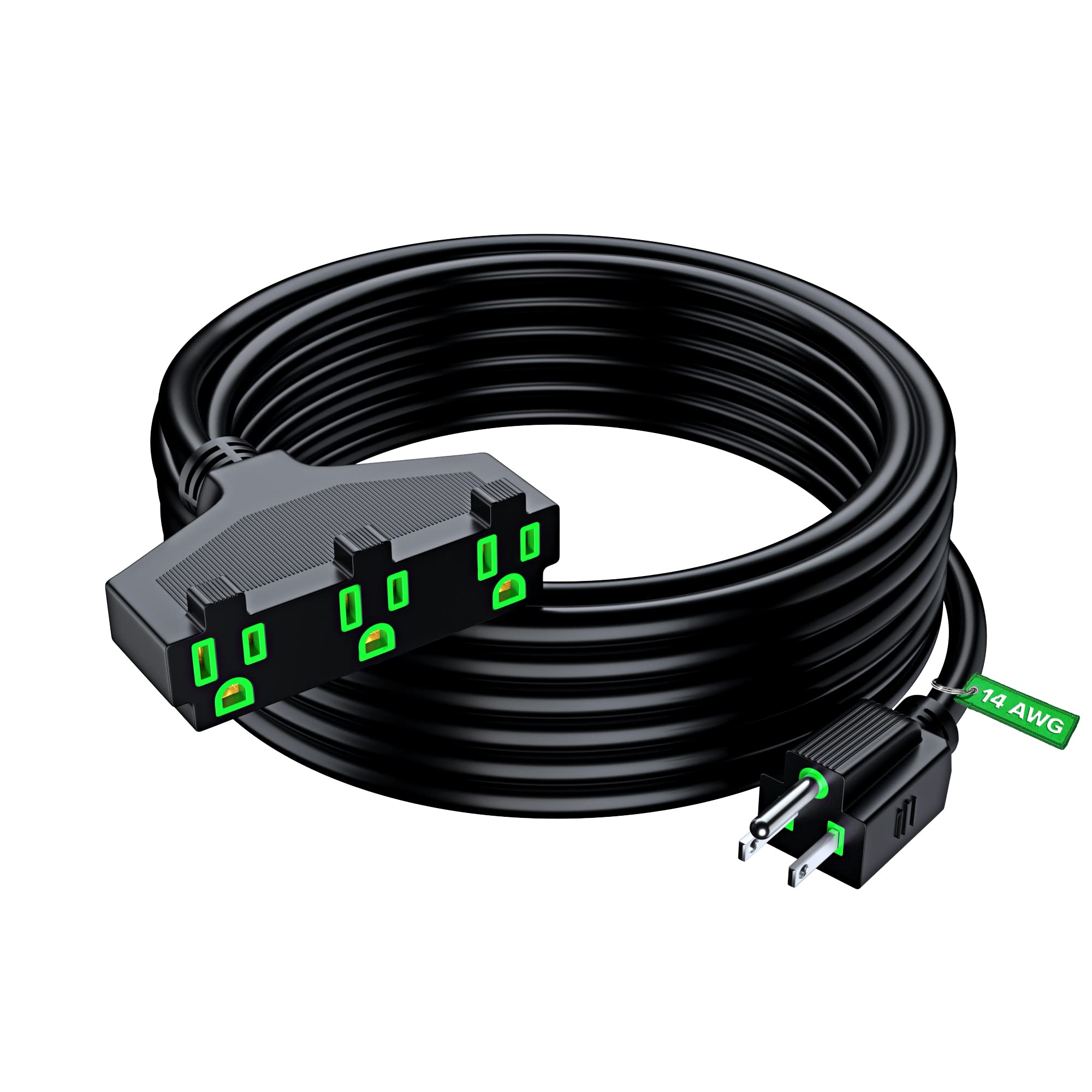 Extension Cord 30 Feet, SJTW Extension Cord with