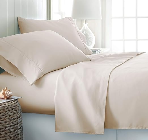 Zenn Bamboo - Sabanas Especial Verano - 100% Bambú - Tacto Seda - Ecofriendly, Hipoalergénicas, Antimicrobial, Termoreguladoras (Marfil, 90_x_200_cm): Amazon.es: Hogar