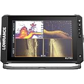 Lowrance Elite FS Fish Finder/Chartplotter, 7-12 Inch, C-MAP Charts | 7, 9, 10 or 12-inch display; transducer options; Preloaded C-MAP DISCOVER OnBoard Charts; networking; ActiveTarget 2 XL ready