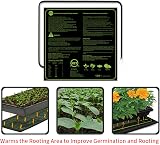Holzsammlung Seedling Heat Mat 20x20'' Waterproof Germination Pad view 3