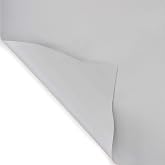 RecPro RV White PVC Rubber Roofing &ndash; Made in USA | (4' W x 5') | Non-Skid Surface, Easily Repairable, Easy Installation