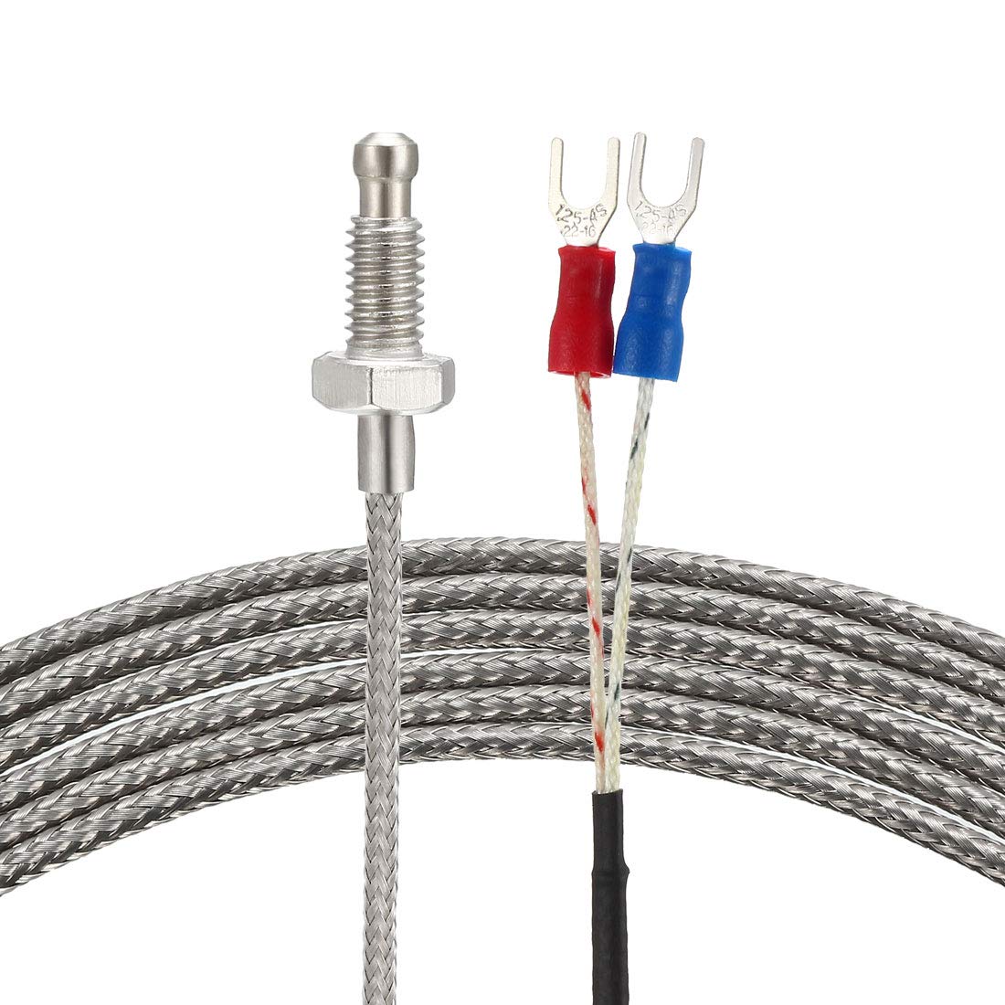 sourcing map K Type Thermocouple 0-600C M6 Temperature Sensor Probe 10ft