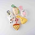 Taco Cat Goat Cheese Pizza Plush Keychain Set - Adorable Plush Keychains - Great Gift for Kids Birthday Parties - Great Backpack Decoration - Ages 3+