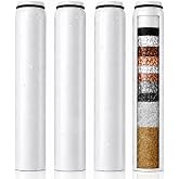 Replacement Filter Compatible with Cobbe&reg; Handheld Shower Head 4-Pack | Water Softener Filter Cartridge, Reduce Chlorine Fluoride Heavy Metals, Improves Skin &amp; Hair