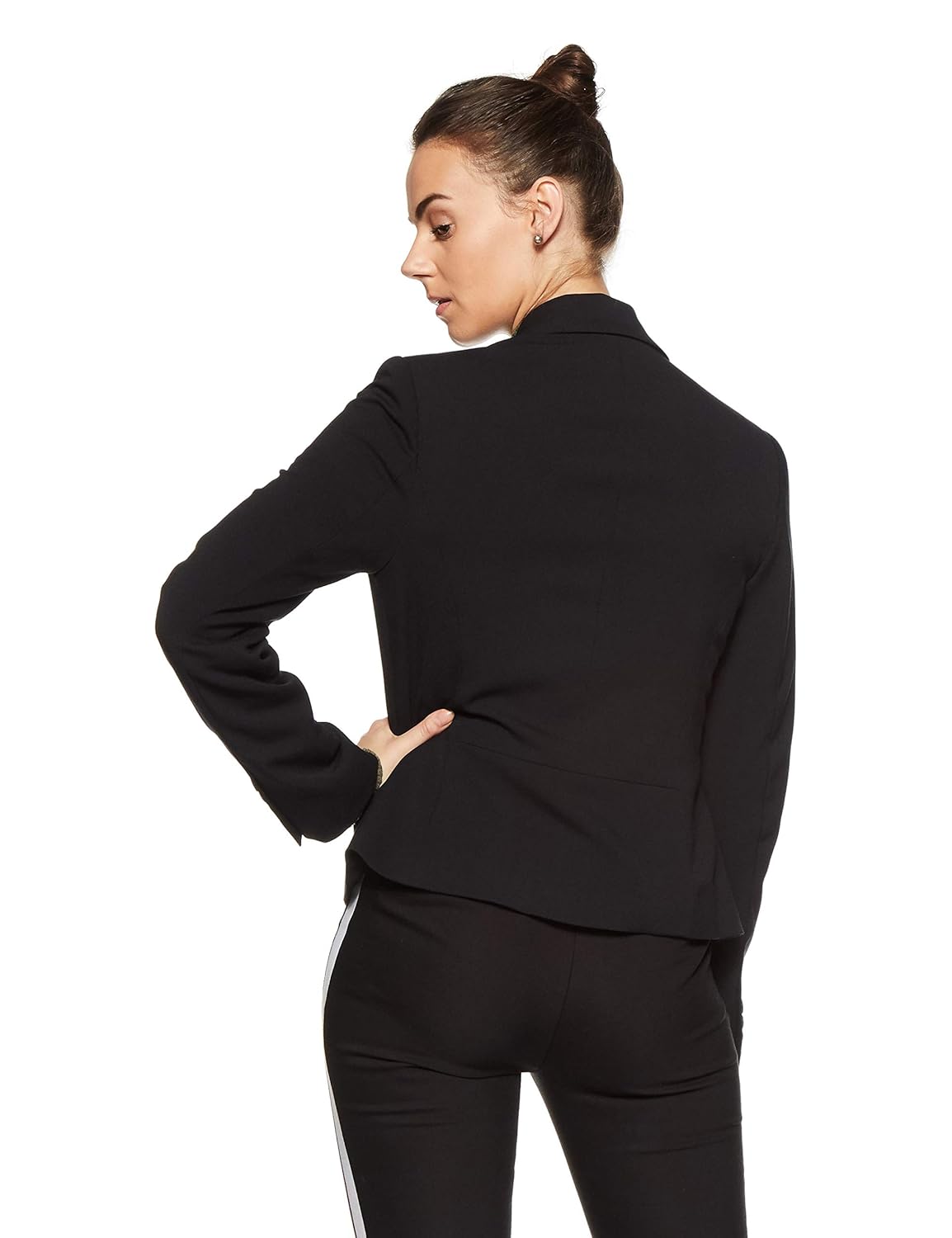 marks & spencer women's blazer (1550j_black_8)