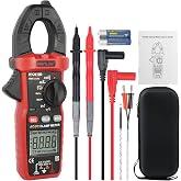 Digital Clamp Meter, Multimeter TRMS 6000 Counts Amp Volt Meter Auto-ranging Measures AC/DC Voltage, AC/DC Current Capacitance NCV Frequency Live Wire Resistance Diode Temperature Continuity MY2610D