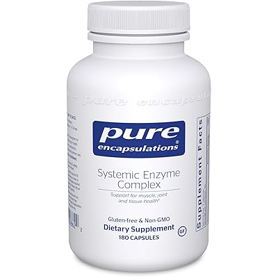 Pure Encapsulations - Systemic Enzyme Complex - Synergistic Formula to Support Muscle, Joint and Tissue Health - 180 Capsules